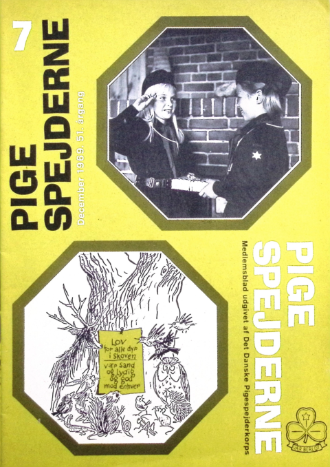 Forside: Pigespejderne 1969 årg 52 nr. 7