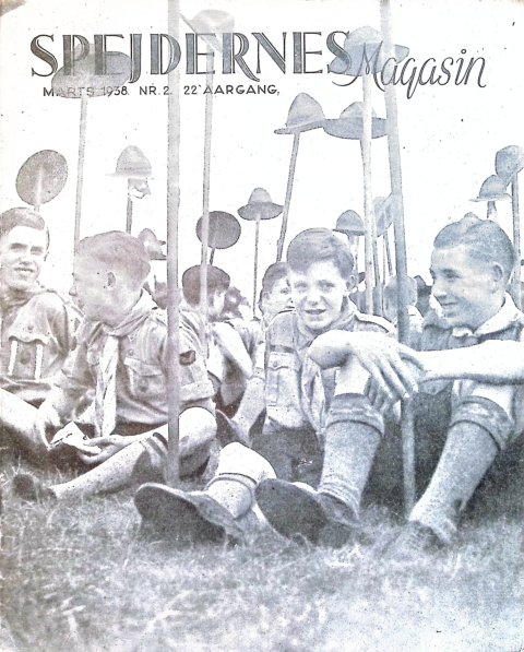 Forside: Spejdernes Magasin 1938 årg  22 nr 2