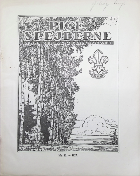 Forside: Pigespejderne 1927 årg 10 nr. 11