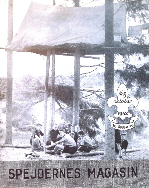 Forside: Spejdernes Magasin 1952 årg  36 nr 8