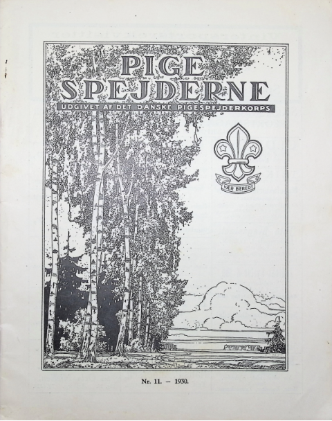 Forside: Pigespejderne 1930 årg 13 nr. 11