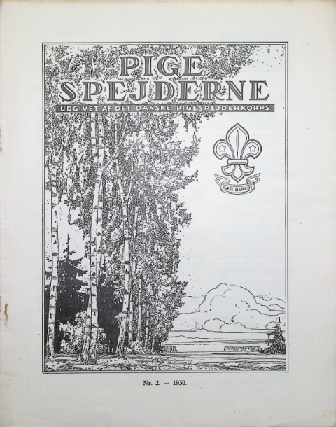 Forside: Pigespejderne 1930 årg 13 nr. 2