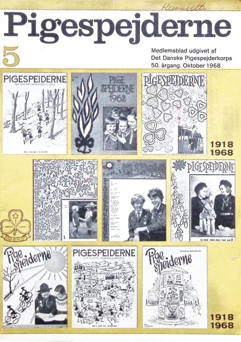 Forside: Pigespejderne 1968 årg 51 nr. 5