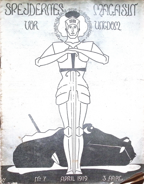 Forside: Spejdernes Magasin 1919 årg 3 nr 7