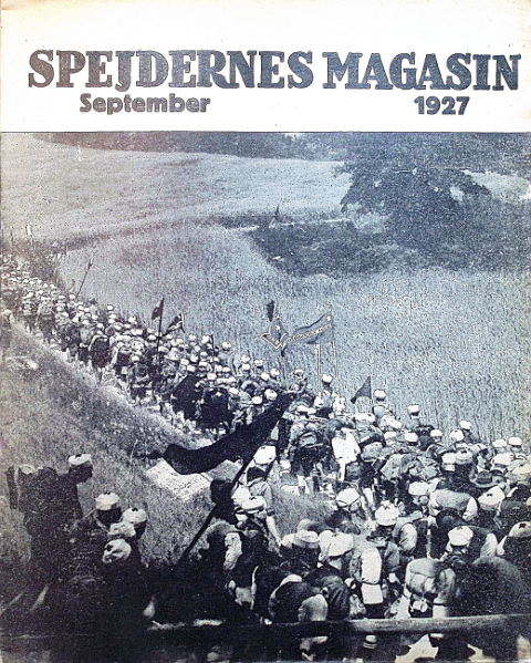 Forside: Spejdernes Magasin 1927 årg  11 nr 12