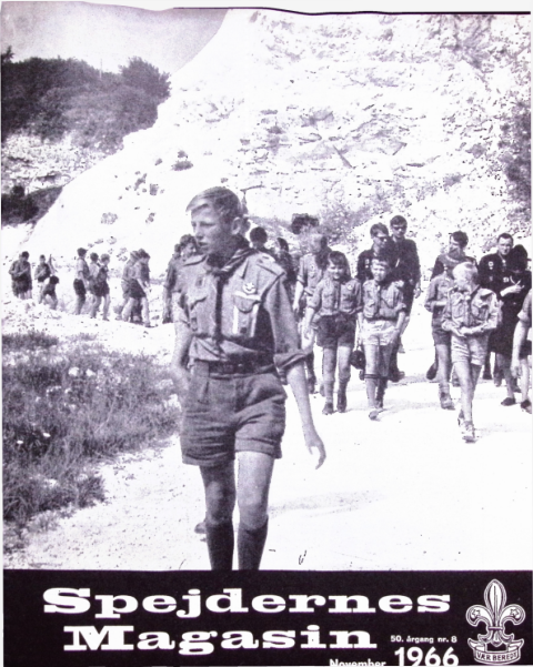 Forside: Spejdernes Magasin 1966 årg  50 nr 8