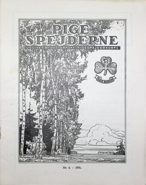Forside: Pigespejderne 1931 årg 14 nr. 4