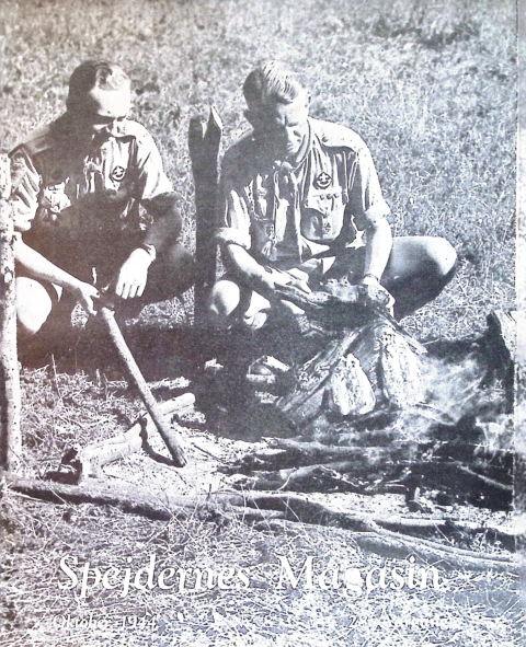 Forside: Spejdernes Magasin 1944 årg  28 nr 8
