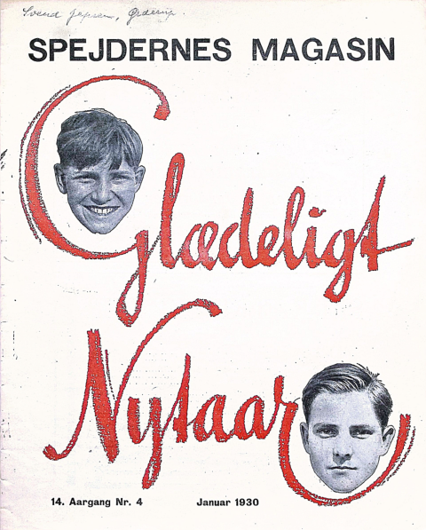 Forside: Spejdernes Magasin 1930 årg  14 nr 4