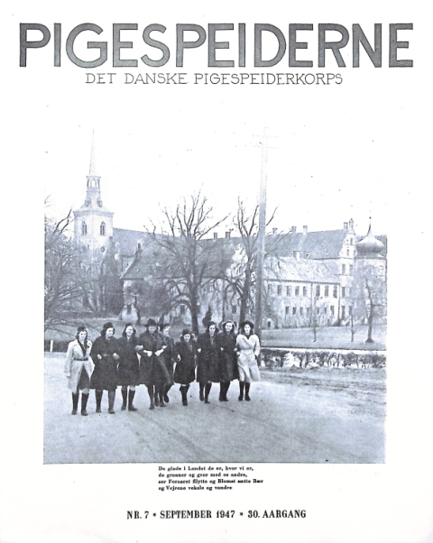 Forside: Pigespejderne 1947 årg 30 nr. 7