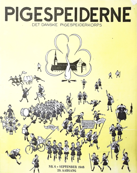 Forside: Pigespejderne 1946 årg 29 nr. 6
