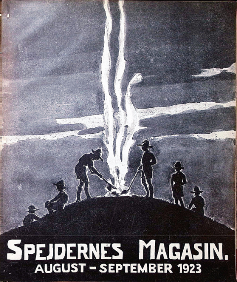 Forside: Spejdernes Magasin 1923 årg  7 nr 11-12