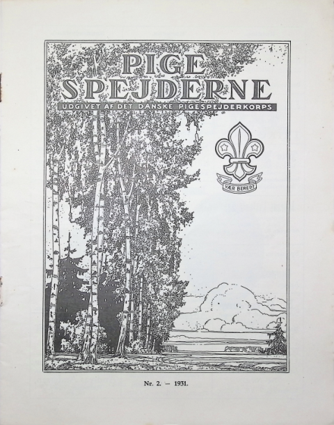 Forside: Pigespejderne 1931 årg 14 nr. 2