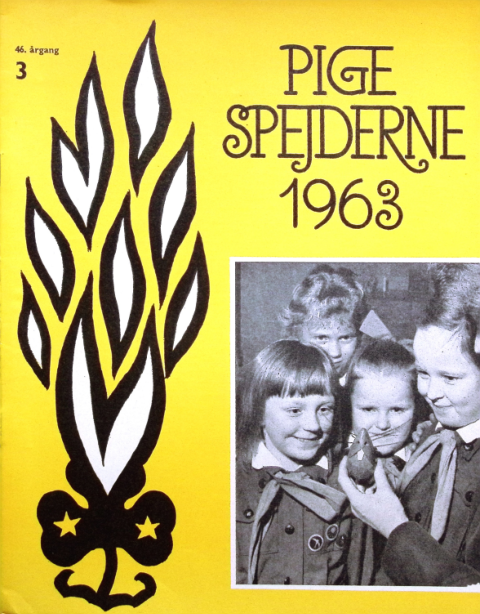 Forside: Pigespejderne 1963 årg 46 nr. 3