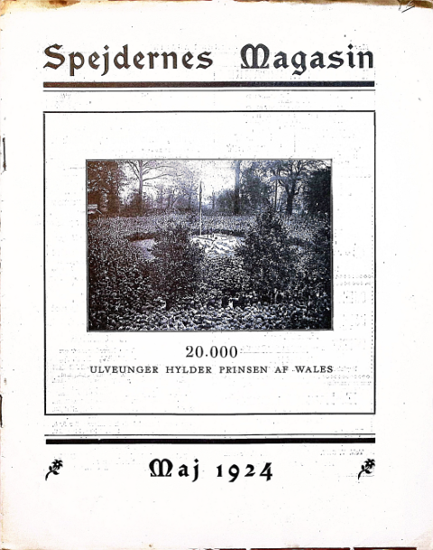 Forside: Spejdernes Magasin 1924 årg  8 nr 8