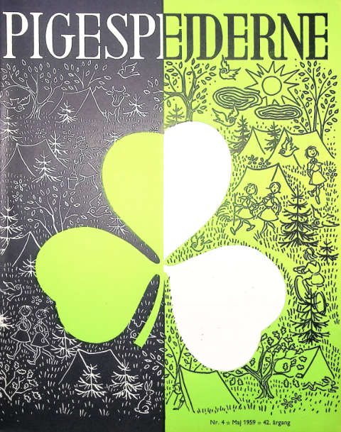 Forside: Pigespejderne 1959 årg 42 nr. 4