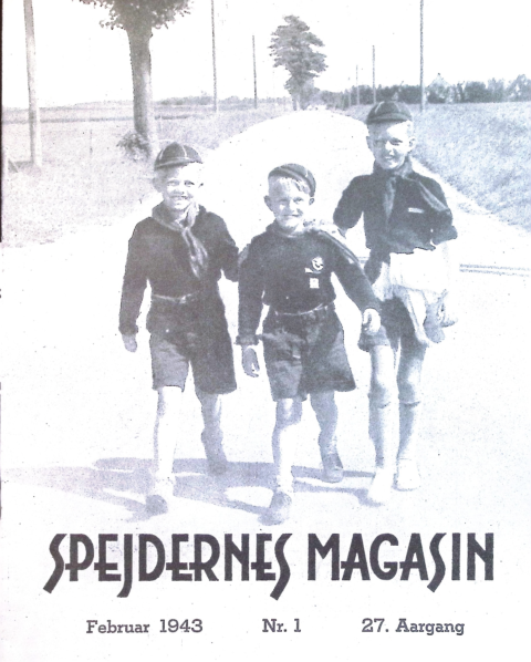 Forside: Spejdernes Magasin 1943 årg  27 nr 1