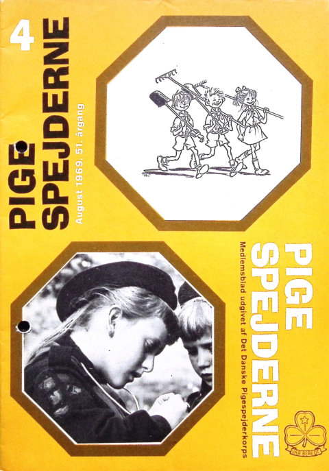 Forside: Pigespejderne 1969 årg 52 nr. 4