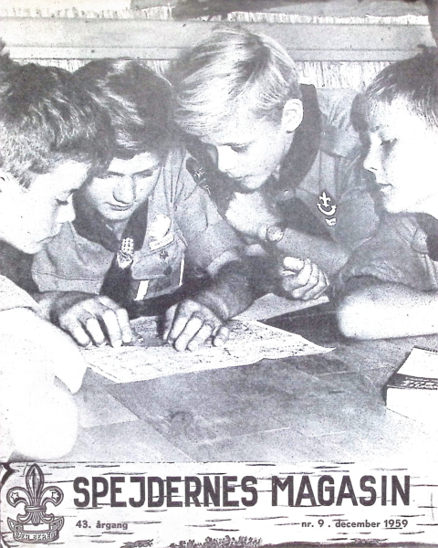 Forside: Spejdernes Magasin 1959 årg  43 nr 9