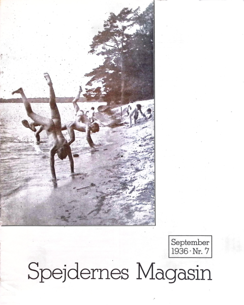 Forside: Spejdernes Magasin 1936 årg  20 nr 7