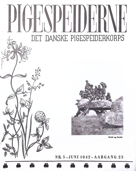 Forside: Pigespejderne 1942 årg 25 nr. 5