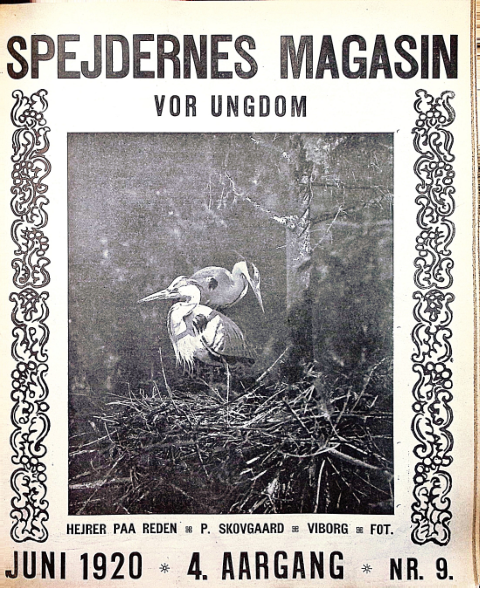 Forside: Spejdernes Magasin 1920 årg 4 nr 9