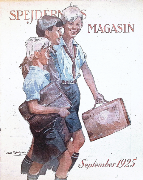 Forside: Spejdernes Magasin 1925 årg  9 nr 12