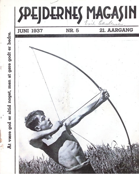 Forside: Spejdernes Magasin 1937 årg  21 nr 5