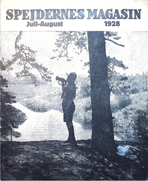 Forside: Spejdernes Magasin 1928 årg  12 nr 10-11