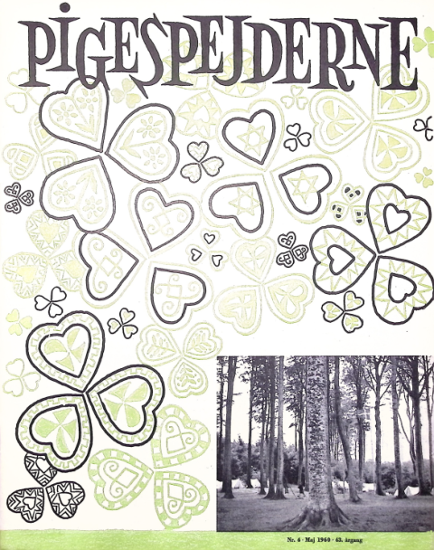 Forside: Pigespejderne 1960 årg 43 nr. 4