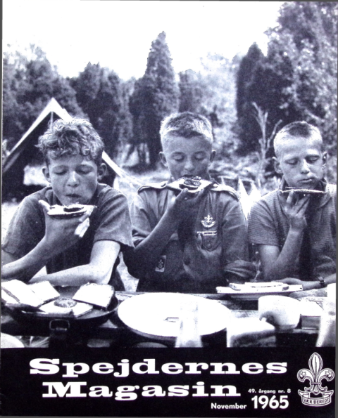 Forside: Spejdernes Magasin 1965 årg  49 nr 8