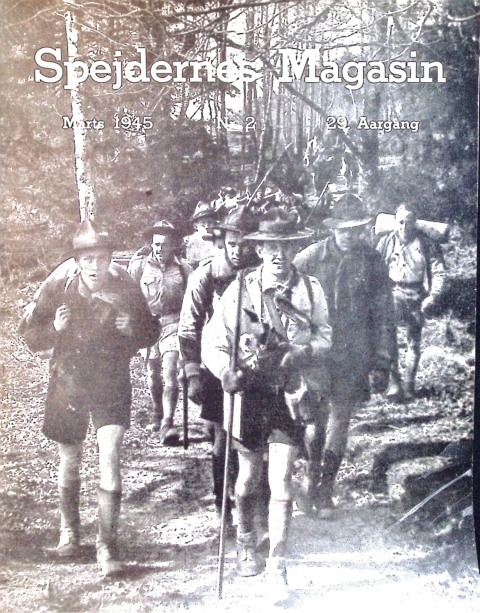 Forside: Spejdernes Magasin 1945 årg  29 nr 2