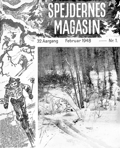 Forside: Spejdernes Magasin 1948 årg  32 nr 1