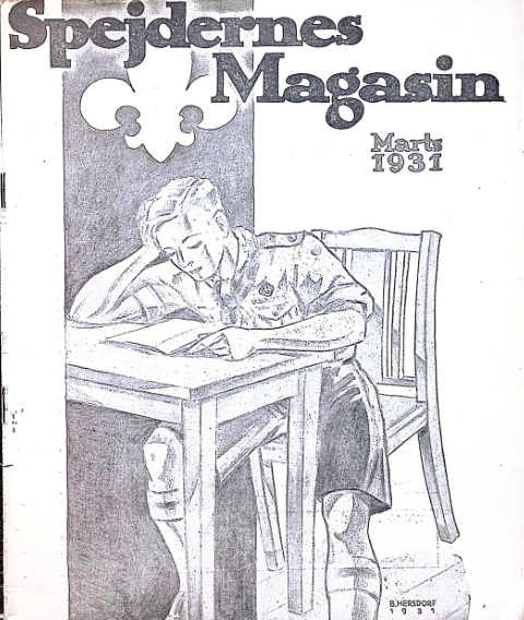 Forside: Spejdernes Magasin 1931 årg  15 nr 6