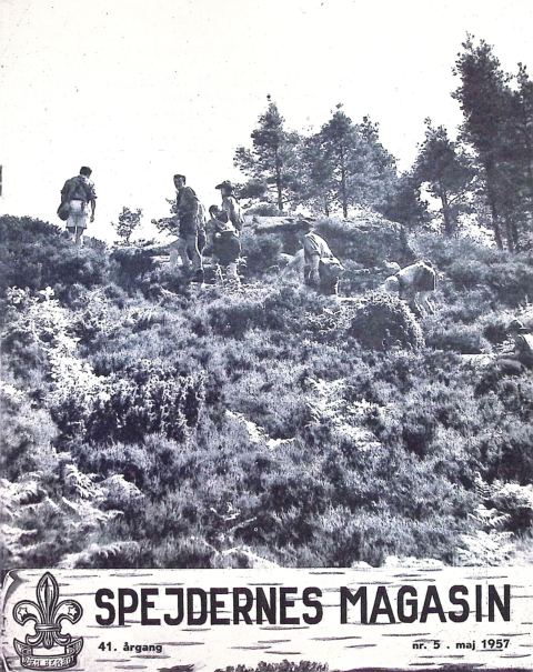 Forside: Spejdernes Magasin 1957 årg  41 nr 5