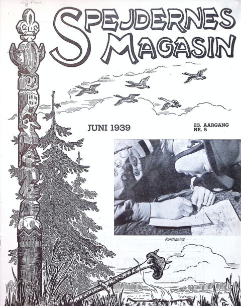 Forside: Spejdernes Magasin 1939 årg  23 nr 5