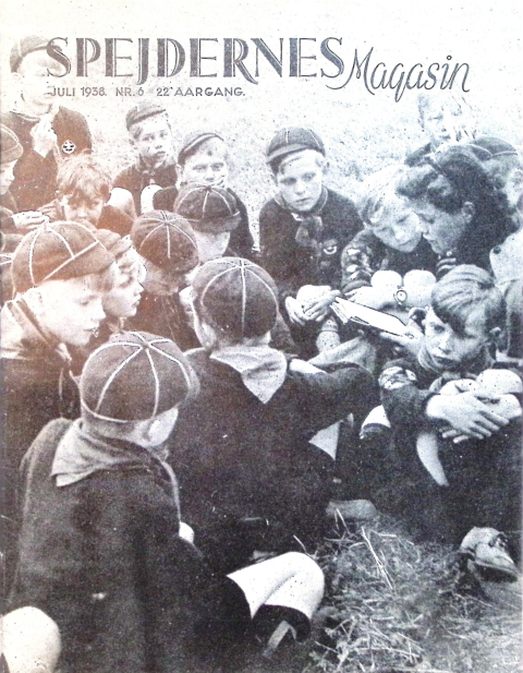 Forside: Spejdernes Magasin 1938 årg  22 nr 6