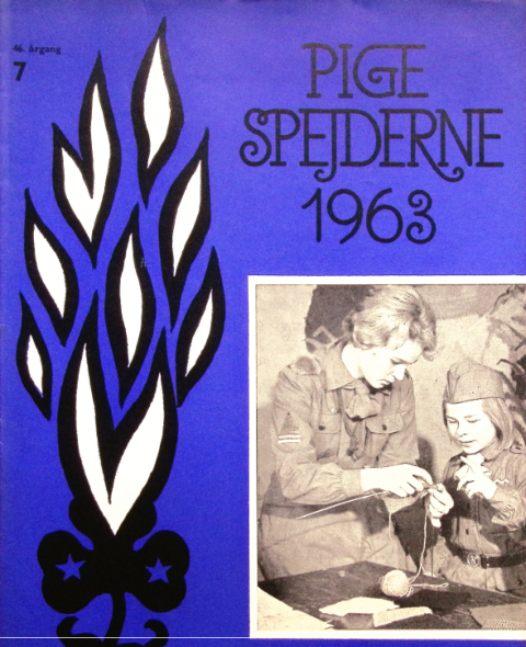 Forside: Pigespejderne 1963 årg 46 nr. 7