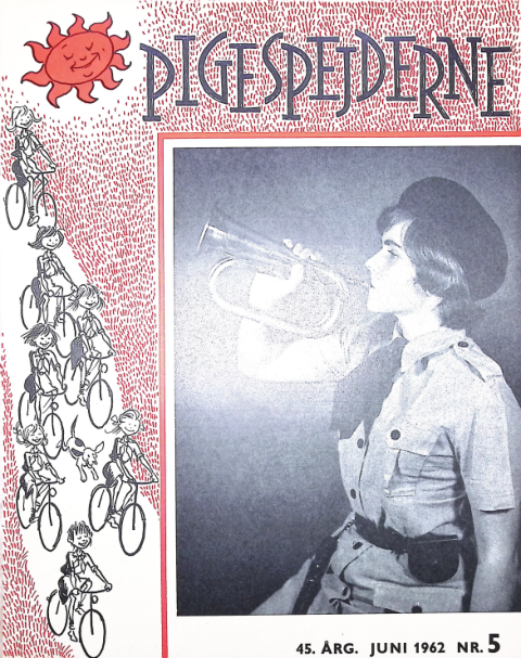 Forside: Pigespejderne 1962 årg 45 nr. 5