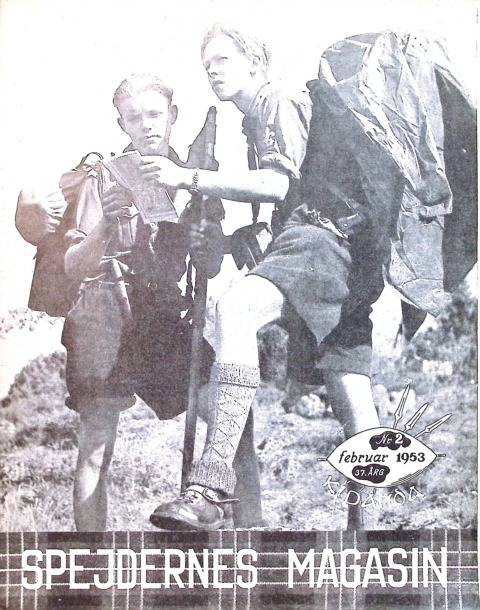 Forside: Spejdernes Magasin 1953 årg  37 nr 2