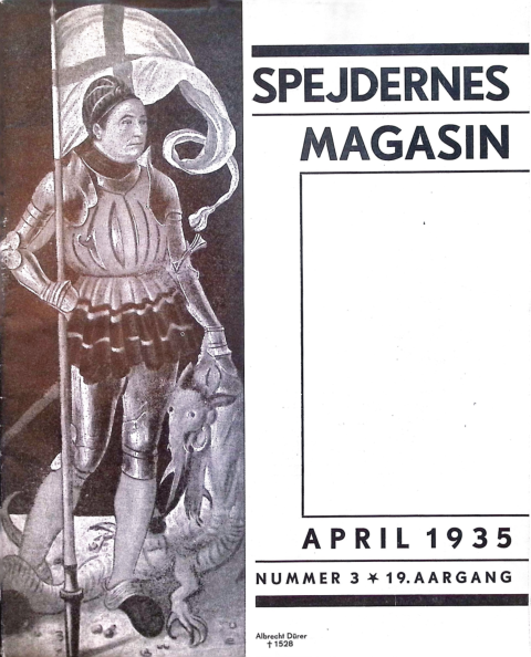 Forside: Spejdernes Magasin 1935 årg  19 nr 3