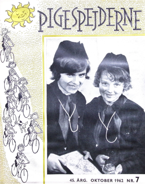 Forside: Pigespejderne 1962 årg 45 nr. 7
