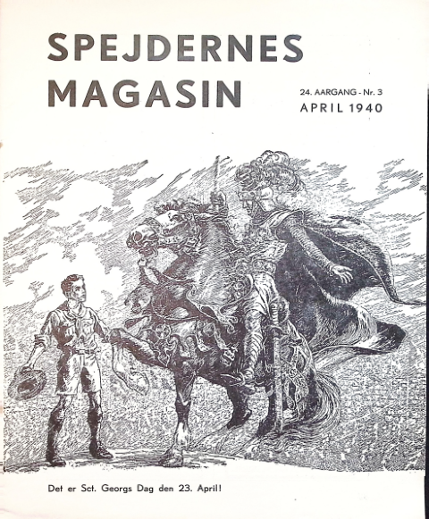 Forside: Spejdernes Magasin 1940 årg  24 nr 3