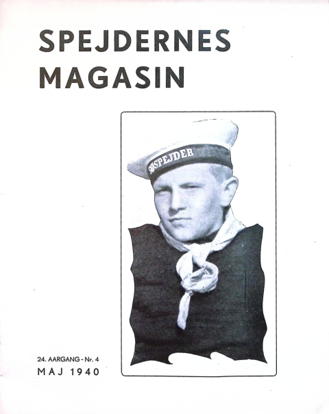 Forside: Spejdernes Magasin 1940 årg  24 nr 4