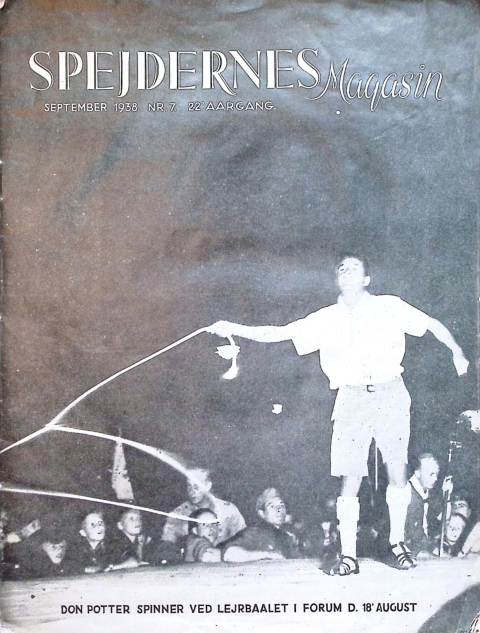 Forside: Spejdernes Magasin 1938 årg  22 nr 7