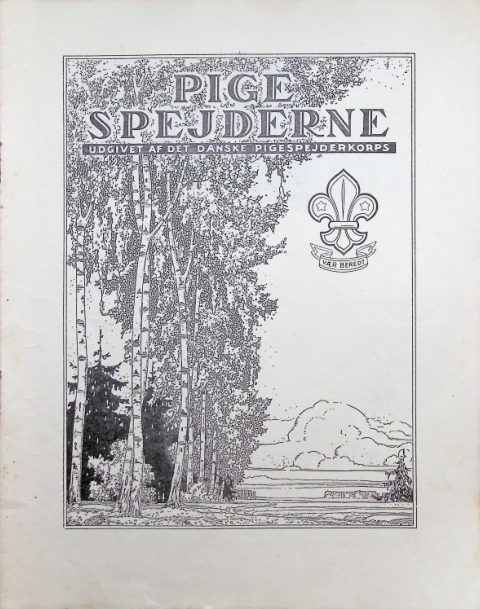 Forside: Pigespejderne 1927 årg 10 nr. 5