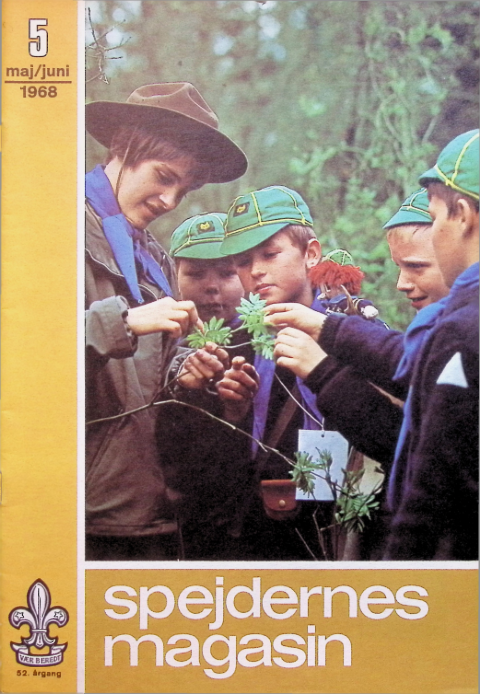 Forside: Spejdernes Magasin 1968 årg  52 nr 5