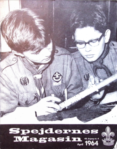 Forside: Spejdernes Magasin 1964 årg  48 nr 4