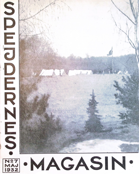 Forside: Spejdernes Magasin 1932 årg  16 nr 7