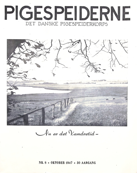 Forside: Pigespejderne 1947 årg 30 nr. 8